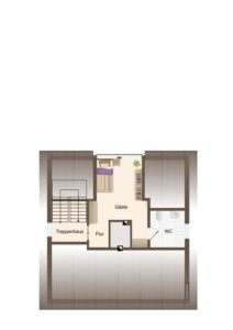 Grundriss Spitzboden