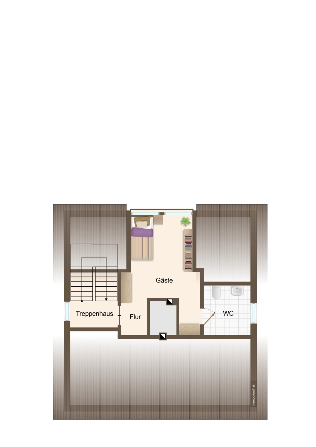 Grundriss Spitzboden